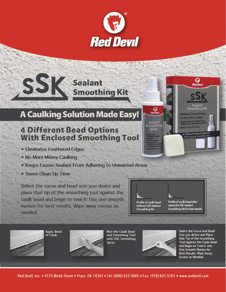 Red Devil 0567 Sealant Smoothing Kit - Image 2